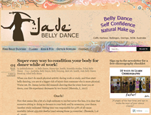 Tablet Screenshot of jadebellydance.com